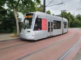 Düsseldorf Regionallinie U71 mit Niederflurgelenkwagen 3345nah Benrath S (2020)