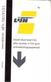 Erwachsenkarte für De Lijn in Gent, die Vorderseite (2007)