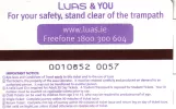 Erwachsenkarte für Luas, die Rückseite (2006)