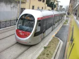 Florenz Straßenbahnlinie T1 mit Niederflurgelenkwagen 1006 auf Piazzale della Porta al Prato (2010)
