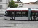 Florenz Straßenbahnlinie T1 mit Niederflurgelenkwagen 1007 auf Viale Fratelli Rosselli (2010)
