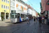 Freiburg im Breisgau Straßenbahnlinie 2 mit Gelenkwagen 259 am Bertoldsbrunne (2008)