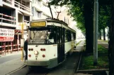 Gent Straßenbahnlinie 2 mit Triebwagen 48 am Vijfwindgatenstraat (2002)