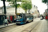 Gent Straßenbahnlinie 4 mit Triebwagen 42 am Zuid (2002)