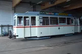 Gera Museumswagen 16 im Depot Geraer Verkehrsbetrieb depot, Zoitzbergstraße (2014)