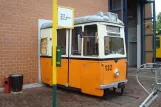 Gera Triebwagen 132 vor Straßenbahnmuseum (2015)