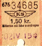 Geradeaus-Fahrkarte: Billetten må ikke overdrages
 (1965)