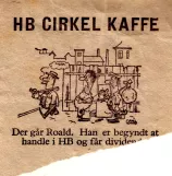 Geradeaus-Fahrkarte für Københavns Sporveje (KS), die Rückseite Der går Roald (1964)