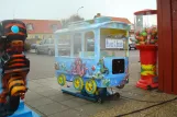 Geschäftstraßenbahn: Ringkøbing Kabelstraßenbahn Powell-Mason  vor Peking Restaurant (2009)