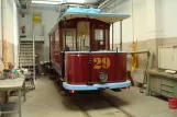 Görlitz Museumswagen 29 im Depot Verkehrsgesellschaft Görlitz, Zittauer Straße (2015)