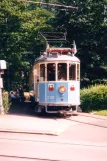 Göteborg 12 (Lisebergslinjen) mit Triebwagen 208 am Sankt Sigfrids Plan (1995)