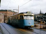 Göteborg Straßenbahnlinie 4 mit Triebwagen 512 auf Järntorget (1962)