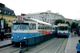 Göteborg Straßenbahnlinie 5 mit Triebwagen 739 "Malte Johansson" am Kungsportsplatsen (2005)