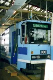 Göteborg Triebwagen 100 "Praha" im Depot Gårdahallen (2005)