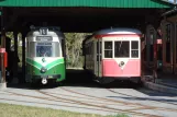 Graz Gelenkwagen 566 im Tramway Museum (2012)