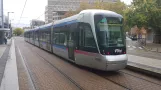 Grenoble Straßenbahnlinie B mit Niederflurgelenkwagen 6007 am Palais de Justice (2018)