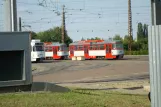 Halle (Saale) Triebwagen 1171 am Betriebshof Freiimfelder Str. (2008)