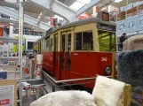 Hamburg Triebwagen 3642 im Straßenbahnmuseum v6e 3642 (2022)