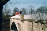 Hannover Aaßenstrecke mit Arbeitswagen 904 am Zweigkanal nack Hildeheim (2004)