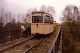 Hannover Aaßenstrecke mit Beiwagen 208 am Zweigkanal nack Hildeheim (1988)