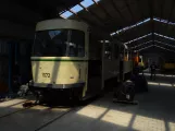 Hannover Beiwagen 1072 innen Straßenbahn-Museum (2022)