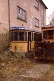 Hannover Beiwagen 52 am Lager- und Abstelhalle (1988)