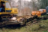 Hannover Beiwagen 52 nach dem Verschrotten (2004)