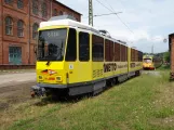 Hannover Gelenkwagen 6016 vor Straßenbahn-Museum (2018)