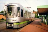 Hannover Straßenbahnlinie 1 mit Gelenkwagen 2018 am Sarstedt (2002)