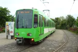 Hannover Straßenbahnlinie 2 mit Gelenkwagen 6243 am Rethen (2010)