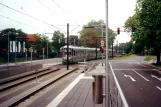 Hannover Straßenbahnlinie 6  auf Fuhsestr. / Betriebshof (2000)