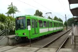 Hannover Straßenbahnlinie 6 mit Gelenkwagen 6246 am Nordhafen (2008)