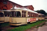 Hannover Triebwagen 334 auf dem Eingangsplatz Hannoversches Straßenbahn-Museum (2000)