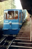 Heidelberg Bergbahn mit Triebwagen Bergbahn 1 am Schloss (1998)
