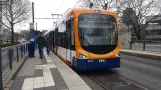 Heidelberg Straßenbahnlinie 23 mit Niederflurgelenkwagen 3273 am Stadtbücherei (2019)