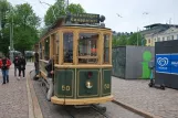 Helsinki Museumslinie mit Triebwagen 50 am Kauppatori/Salutorget (2019)