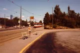 Helsinki Straßenbahnlinie 10 am Brunakärr/Ruskeasuo (1980)