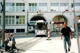 Jena Straßenbahnlinie 5 am Ernst-Abbe-Platz (2003)