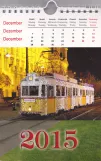 Kalender: Budapest Museumslinie N19 Nosztalgia mit Triebwagen 3873 (2011)