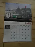 Kalender: San Francisco F-Market & Wharves mit Triebwagen 162 auf Market Street (2023)