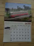 Kalender: San Francisco Triebwagen 1062 am Dolores Park (2023)