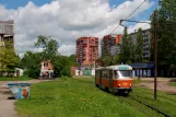 Kaliningrad Straßenbahnlinie 1 mit Triebwagen 505 auf Nerchinskaya Street (2012)