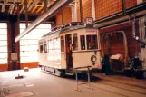 Kassel Museumswagen 214 im Depot Betriebshof Wilhelmshöher Allee (2002)