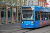 Kassel Straßenbahnlinie 3 mit Niederflurgelenkwagen 618nah Königsplatz (2017)