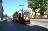 Kattowitz Straßenbahnlinie T11 mit Triebwagen 694 am Chozów, Florinska (2008)