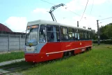 Kattowitz Straßenbahnlinie T19 mit Triebwagen 777 am Stroszek Zajezdnia (2008)