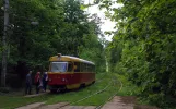 Kiew Straßenbahnlinie 12 mit Triebwagen 5790 am Spetsdyspanser (2011)