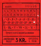 Kinderkarte für Omstigningsklubben Skælskør (1988)