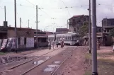 Kolkata Straßenbahnlinie 1 am Belgatchia (1983)