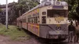 Kolkata Triebwagen 707 am Belgatchia (1998)